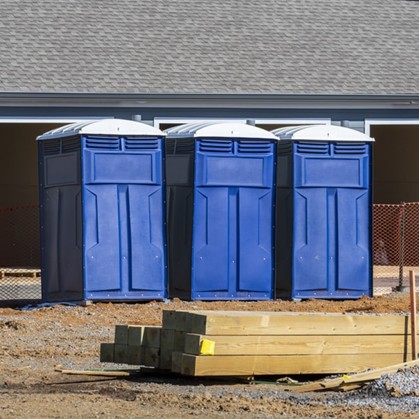 what is the maximum capacity for a single porta potty in Victoria